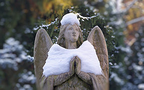 Wallpaper Schnee Engel