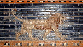 Wallpaper L�we Babylon Prozessionsstra�e